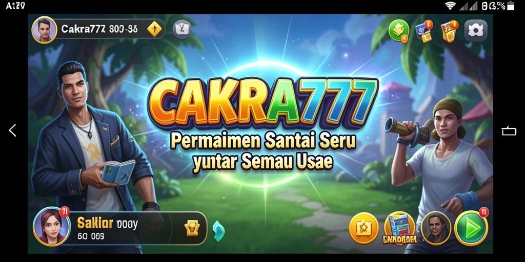 Screenshot yang menunjukkan keseruan gameplay CAKRA777.