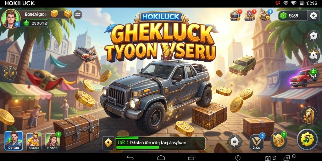 Tampilan gameplay HOKILUCK yang menarik dan mendebarkan.