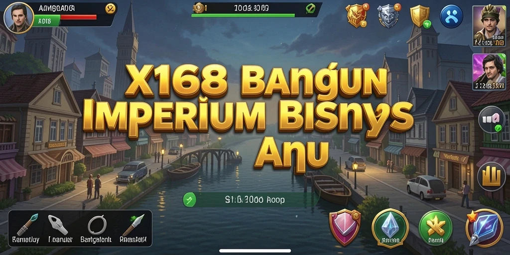 Tampilan gameplay menarik dari X168 sebagai game Tycoon.